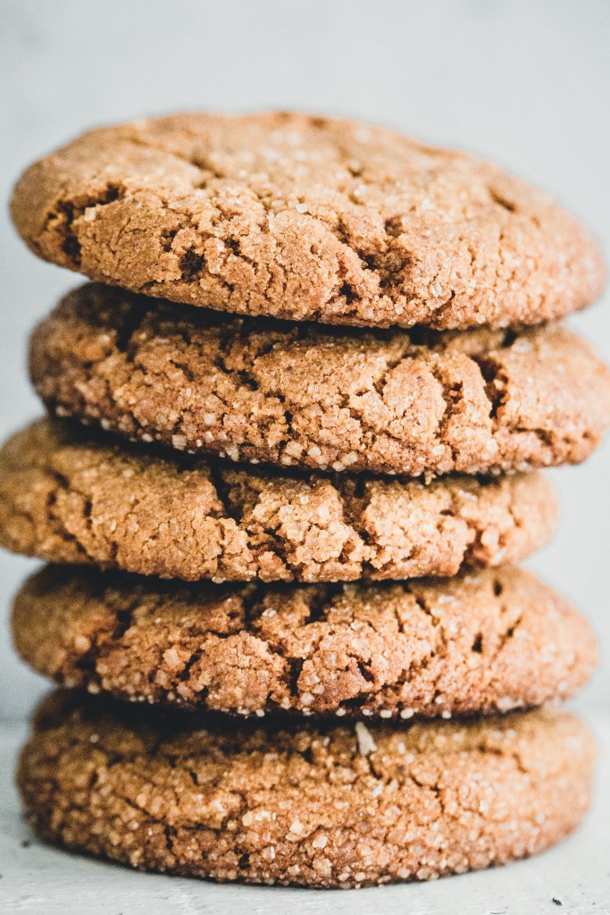 Double Ginger Soft Molasses Cookies