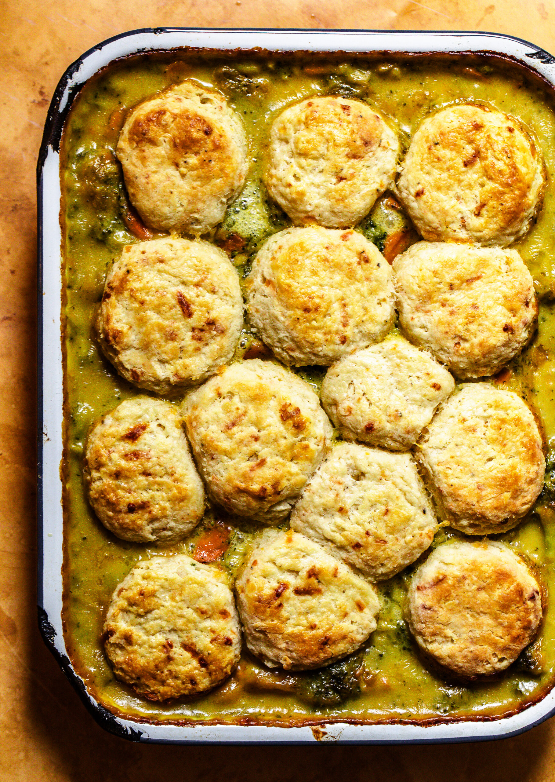 Easy and Comforting Broccoli Cheddar Cobbler