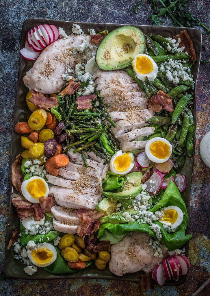 Springtime Roasted Cobb salad