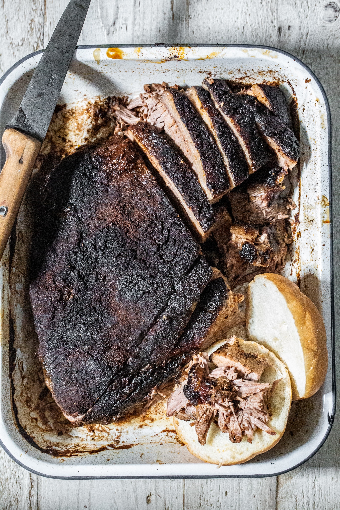 Texas Style Oven-Roasted Beef Brisket - My Kitchen Little