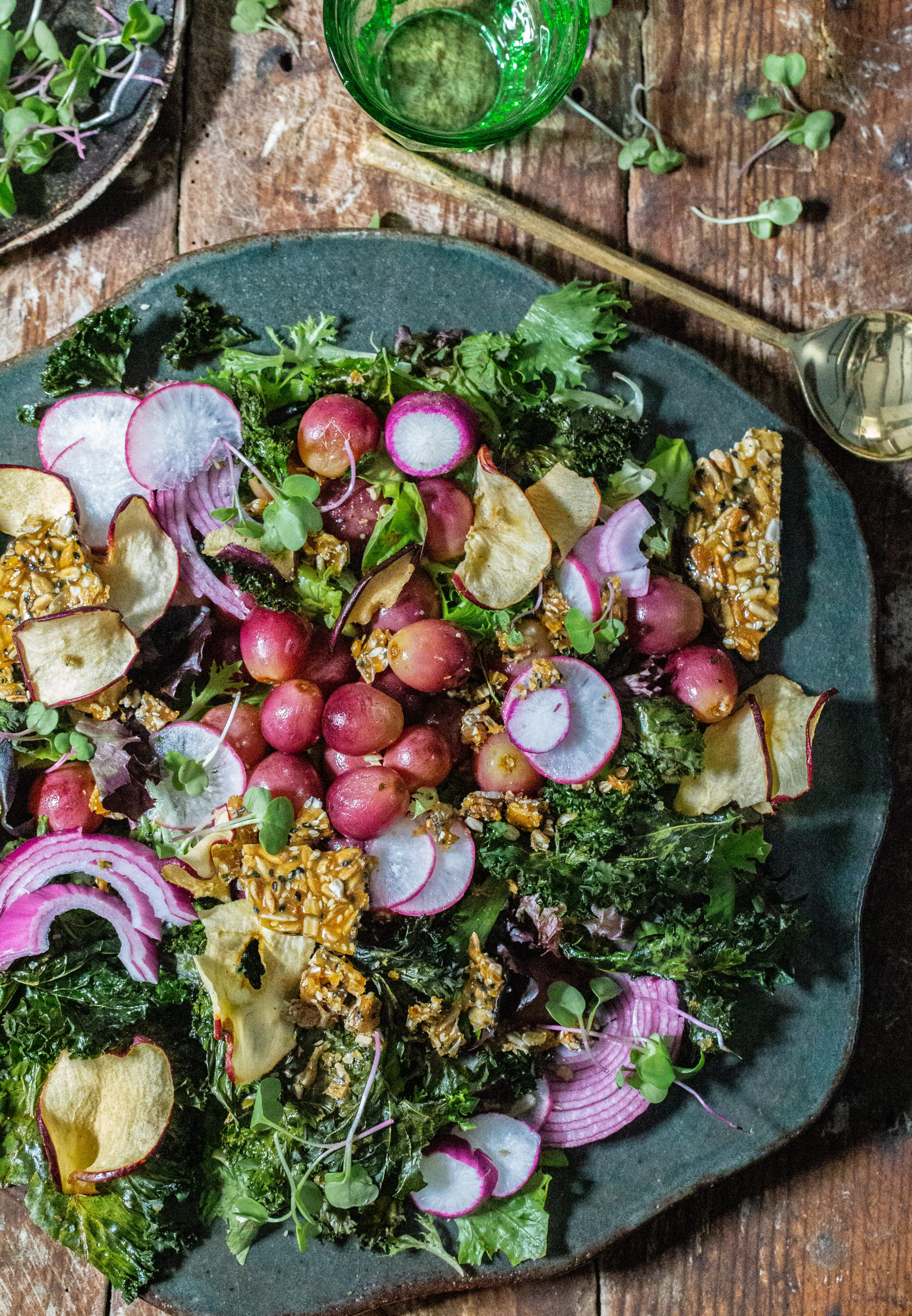 Autumn Harvest Crunch Salad - My Kitchen Little