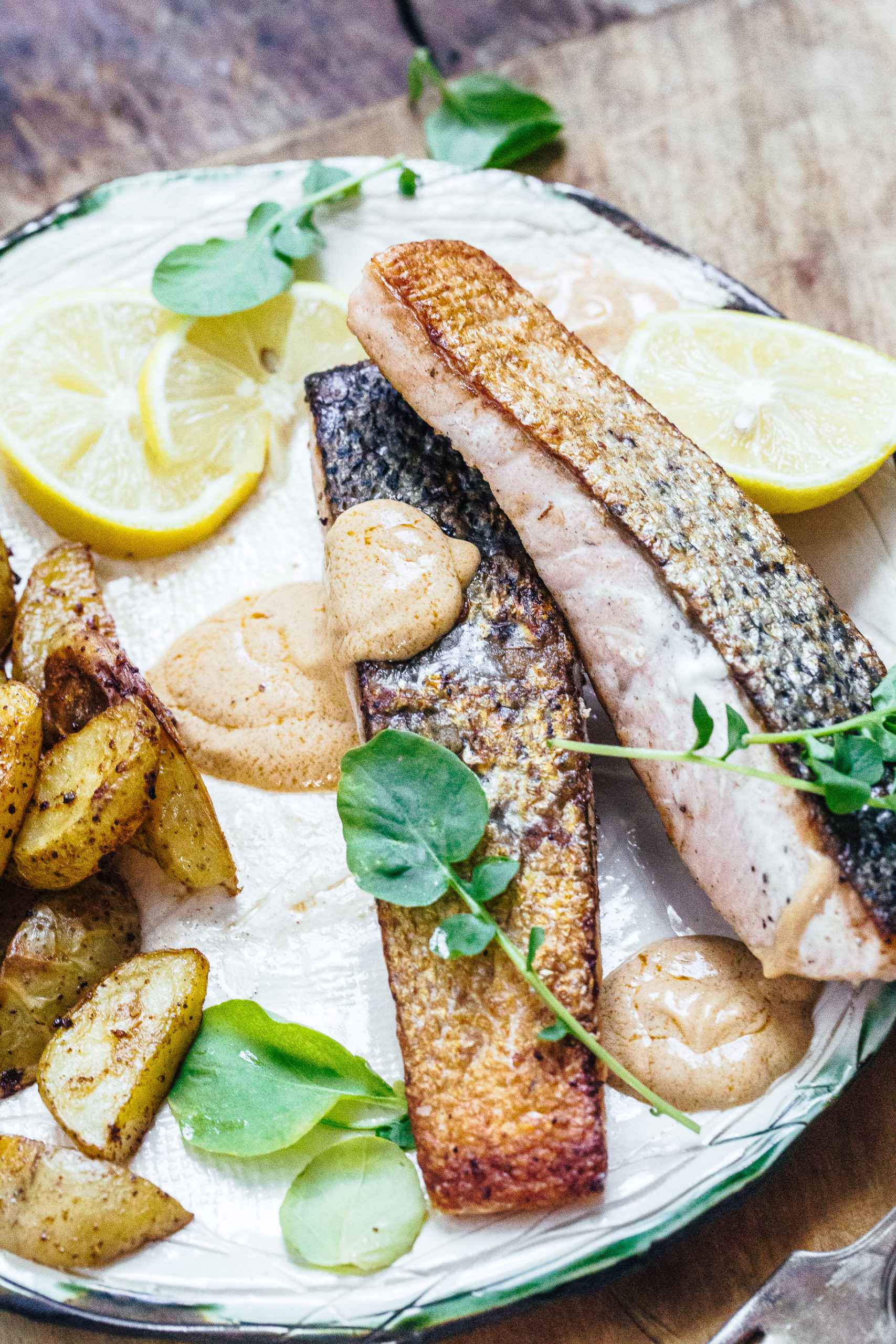 Crispy Skin Salmon With Easy Pan Sauce (best Method!) - My Kitchen Little