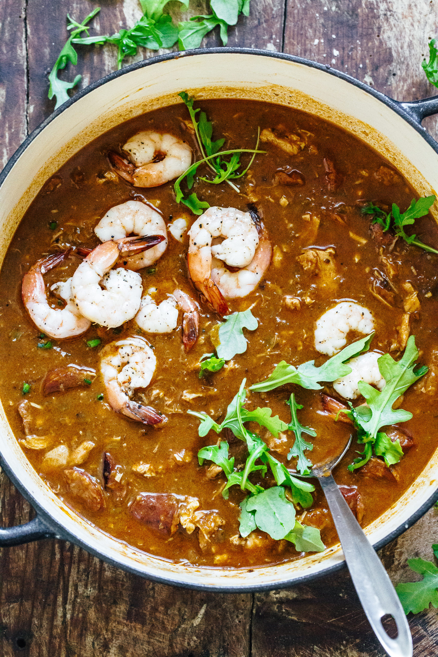 Chicken, Sausage and Shrimp Étouffée My Kitchen Little