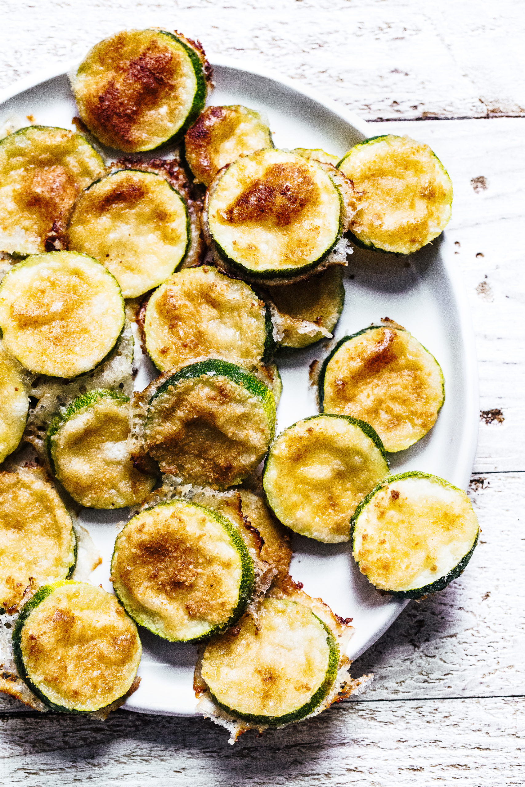 Parmesan Baked Zucchini (two ingredients!)