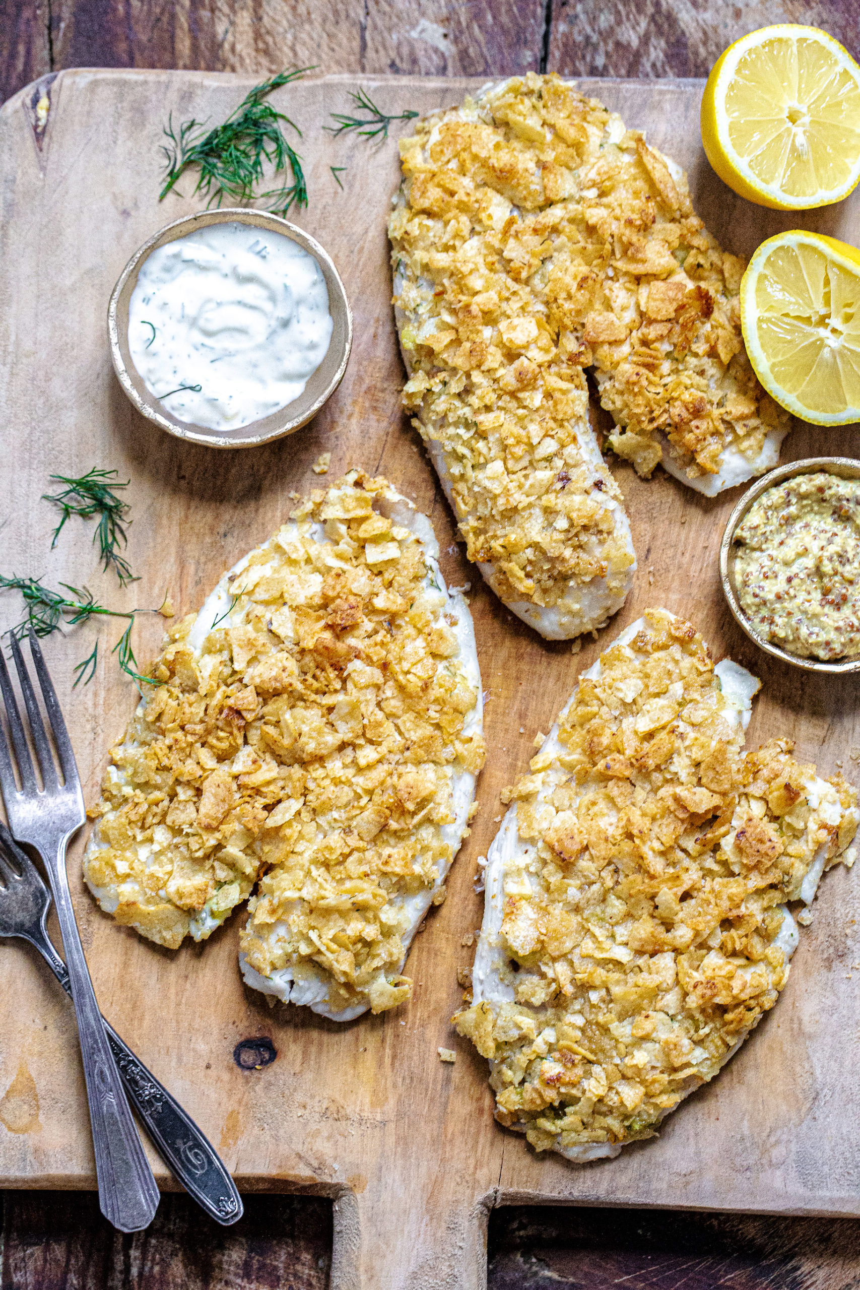 Easy Baked Fish and Chips (Salt and Vinegar Version)