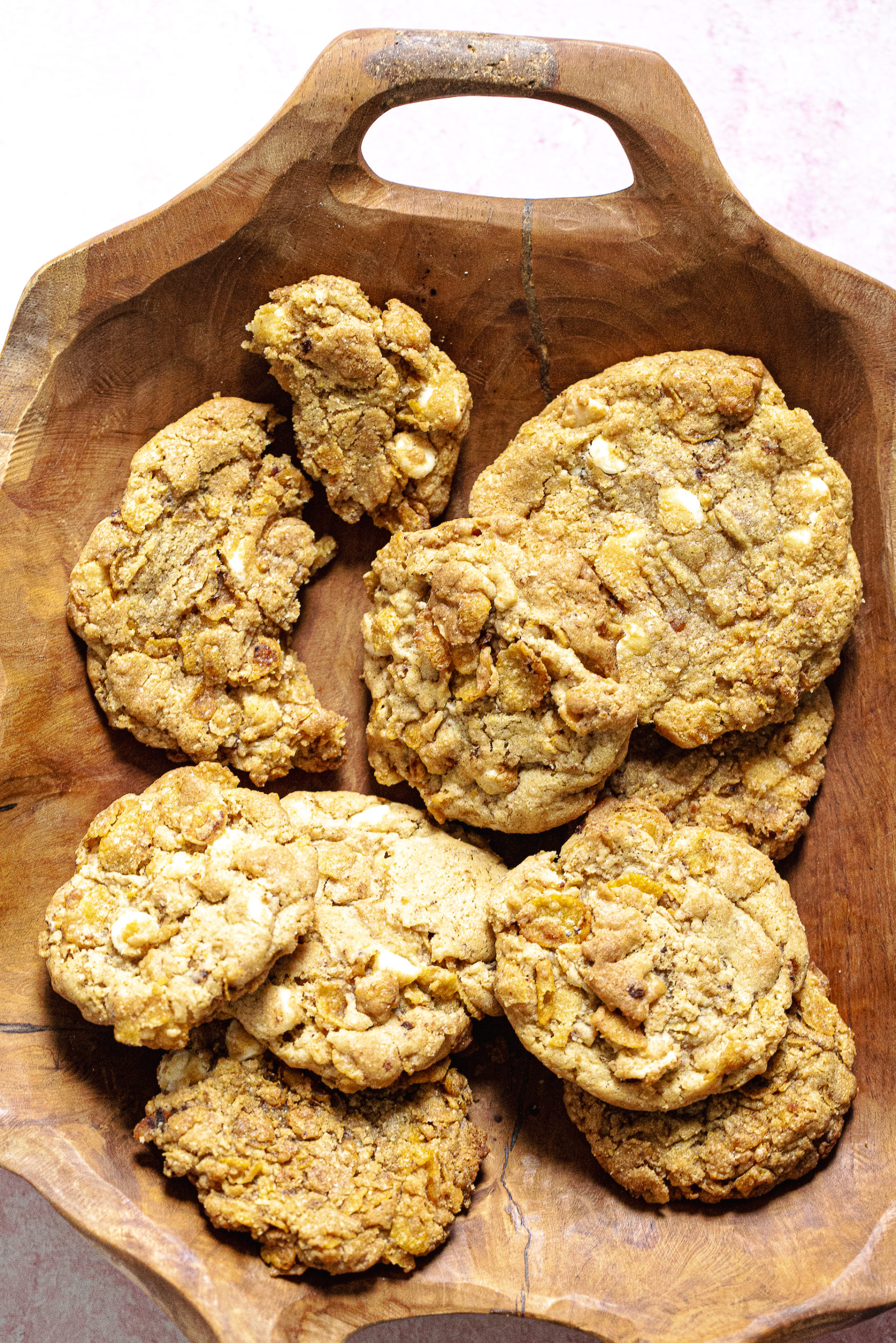 Whipped Cornbread Cookies (with Salty Cornflake Crunch)