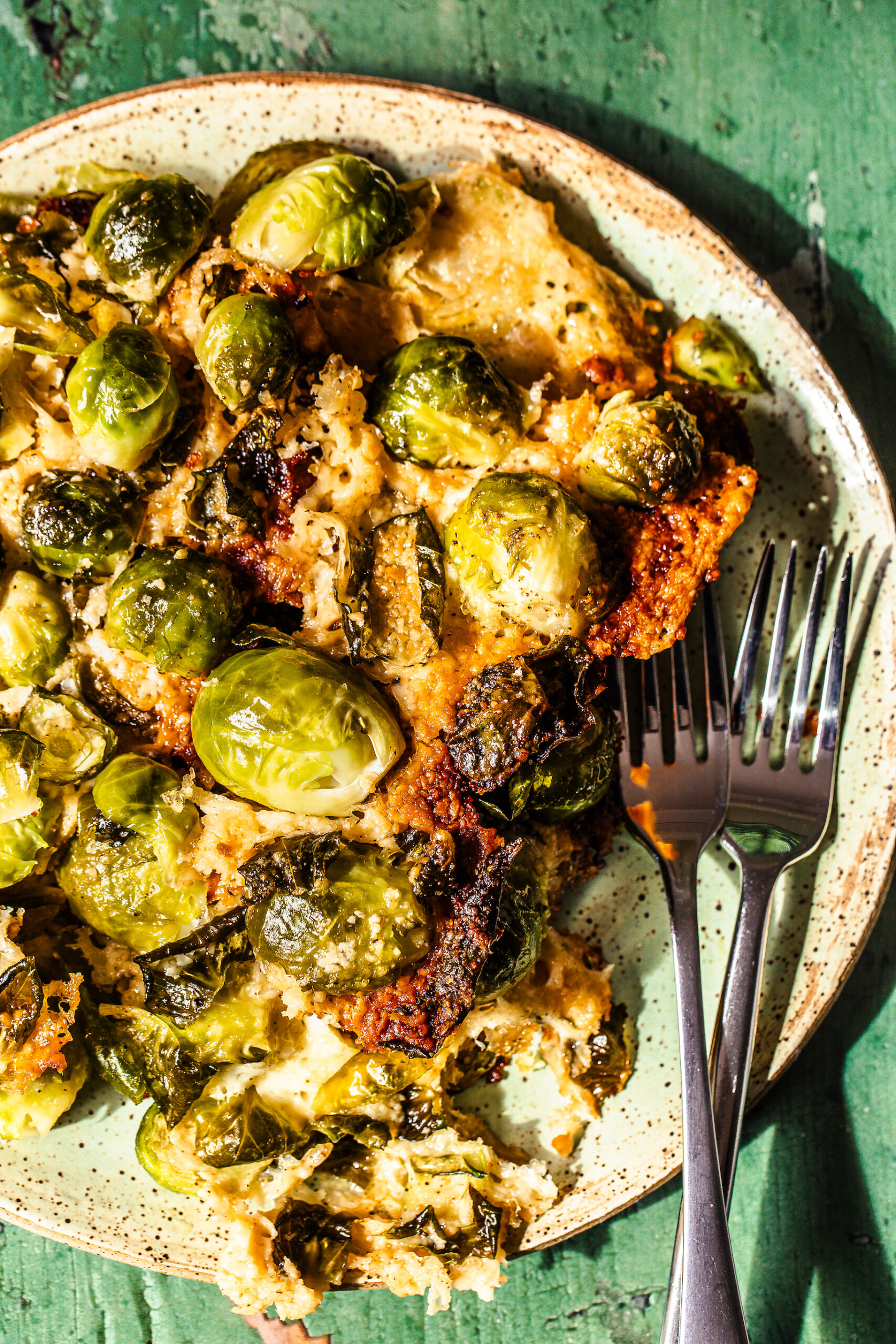 Giant Brussels Sprouts Frico with Balsamic