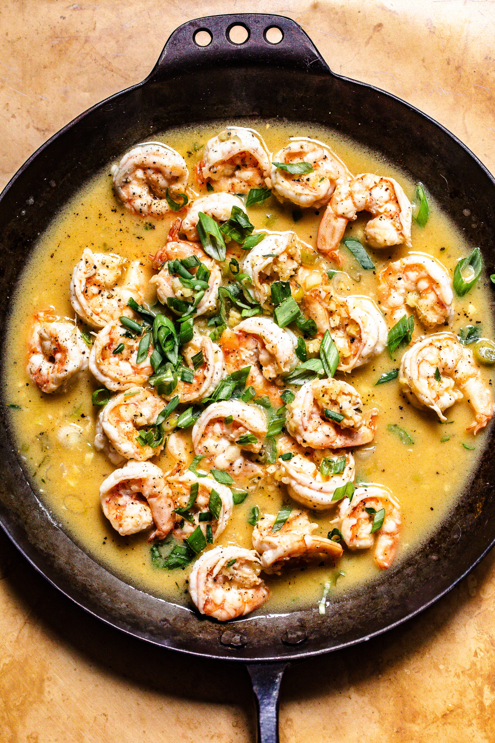 Favorite Buttery Citrus Shrimp with Garlic and Ginger (gluten free)